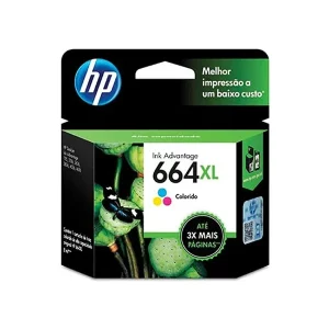 Cartucho HP 664 XL colorido