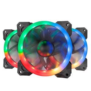 Kit Cooler Redragon 3 Fans RGB GC-F008