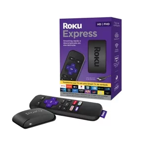 Roku Express Dispositivo Streaming Player, Full HD, Conversor Smart TV
