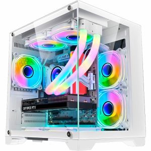 Gabinete Gamer SPACE AQUA WHITE