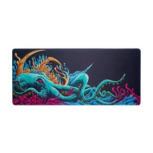 Mousepad Dazz Hybrid Deskmat Octopus Azul 900x400mm