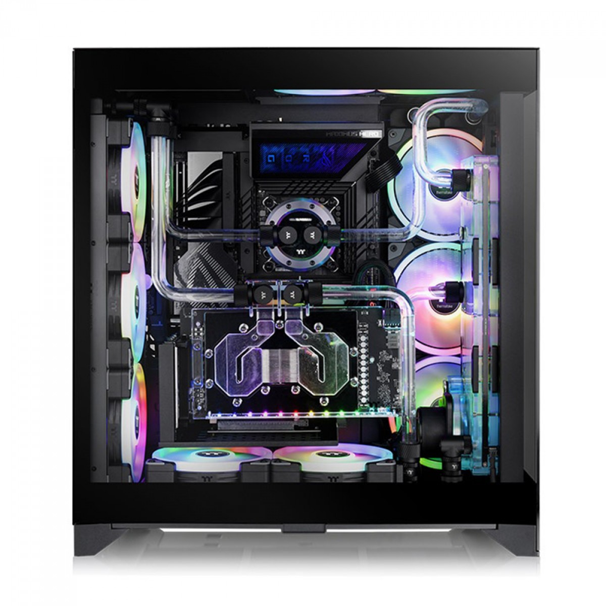 Gabinete Gamer Thermaltake CTE E600 MX, Mid Tower, Vidro Temperado, E-ATX, Sem Fonte, Sem Fans, Black - Imagem 3