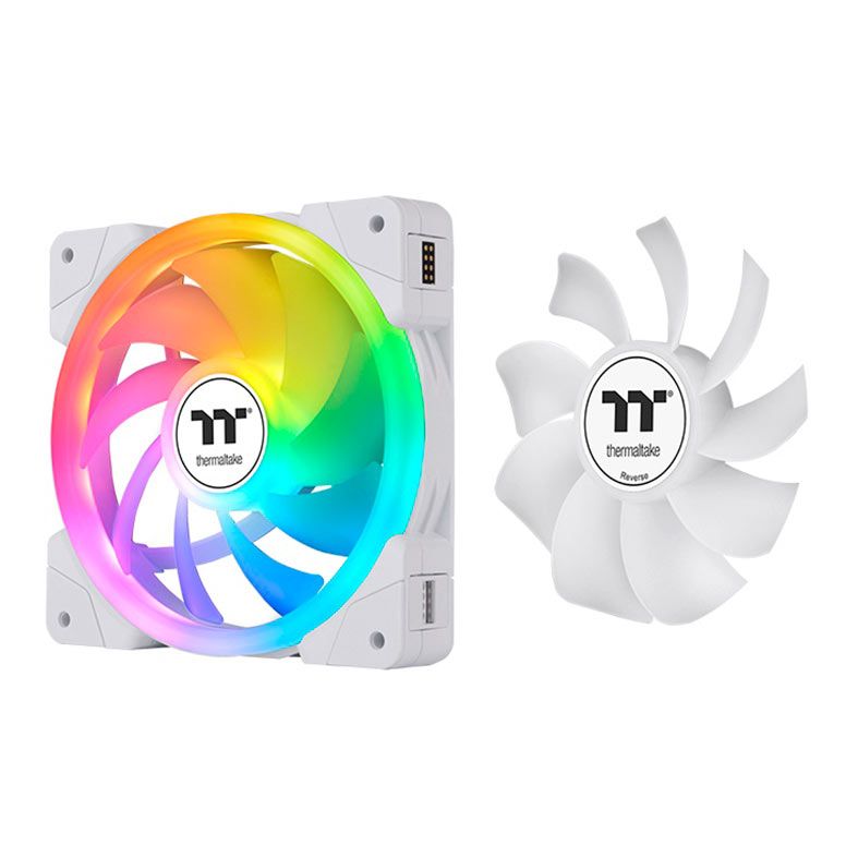 Kit de Ventoinhas Thermaltake Swafan EX 12 Sync, ARGB, 3x120mm, Branco - Imagem 4