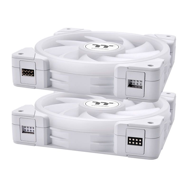 Kit de Ventoinhas Thermaltake Swafan EX 12 Sync, ARGB, 3x120mm, Branco - Imagem 2