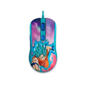 Mouse Gamer Dragon Ball Super Saiyajin Blue Akko, Ag325 USB, 5000 DPI, 5 Botões