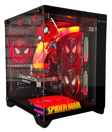 PC Gamer Homem-Aranha, i5 6500, RX550, 8GB Memória DDR4, SSD M2 512GB, Water Cooler 240mm