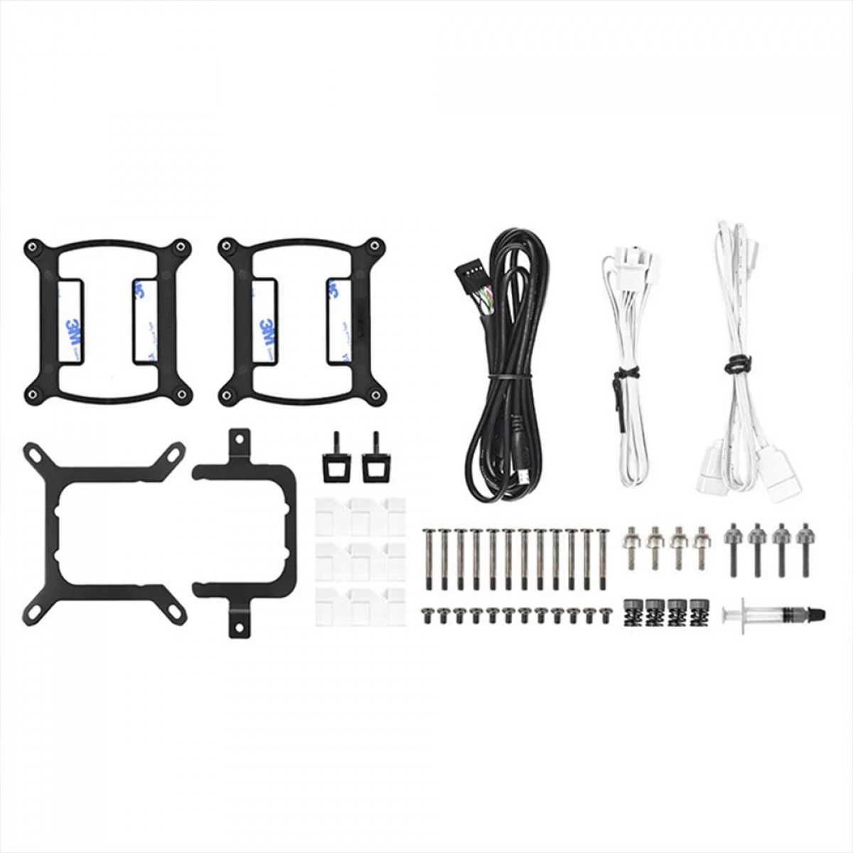 Water Cooler Thermaltake TH360 V2 Ultra ARGB Snow, 360mm, AIO LCD Display, Branco, Intel-AMD, CL-W405-PL12SW-A - Imagem 2