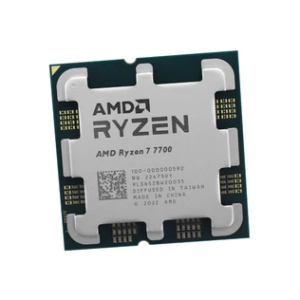 Processador AMD Ryzen 7 7700 3.8GHz (5.4GHz Turbo), 8-Cores 16-Threads, AM5,OEM