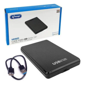 Case HD Externo 2.5'' USB 3.0, SATA - KNUP