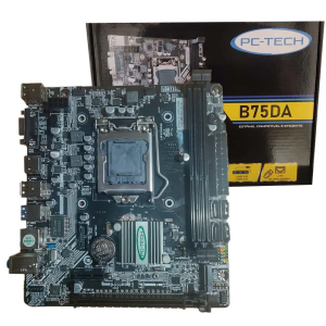 Placa Mãe PCTECH B75DA LGA 1155 2ª 3ª GERAÇÃO DDR3 - Nvme